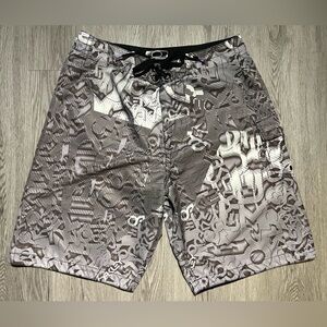 Oakley AOP surf beach swim shorts mens 36 waist